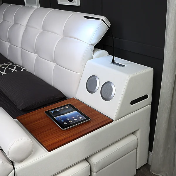 9015 White King Bed - Image 9