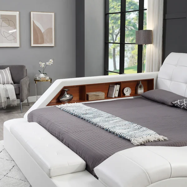 9015 White King Bed - Image 8