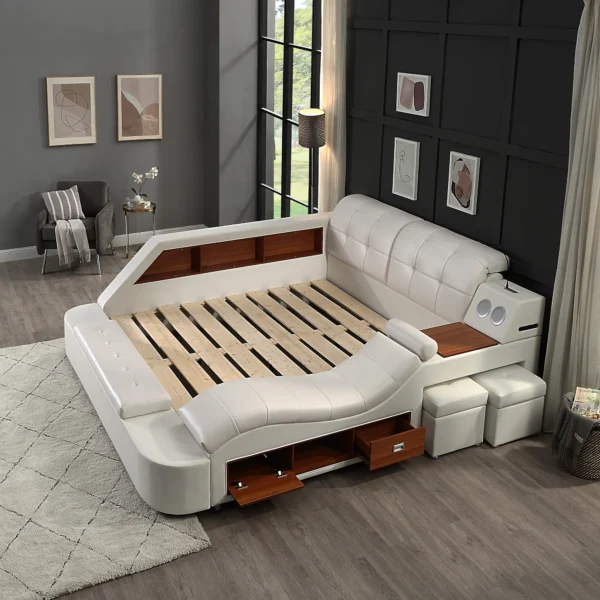 9015 White King Bed - Image 3