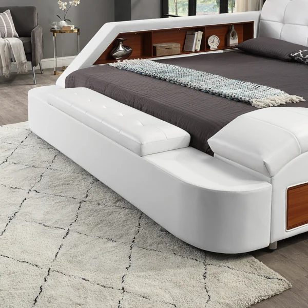 9015 White King Bed - Image 6