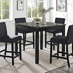 Lennon Black 5 Pc Counter Height Dining Room Set