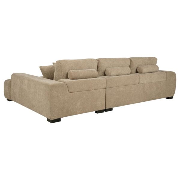 Octavia Camel Grey Sectional - Image 2
