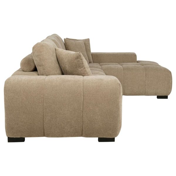 Octavia Camel Grey Sectional - Image 3