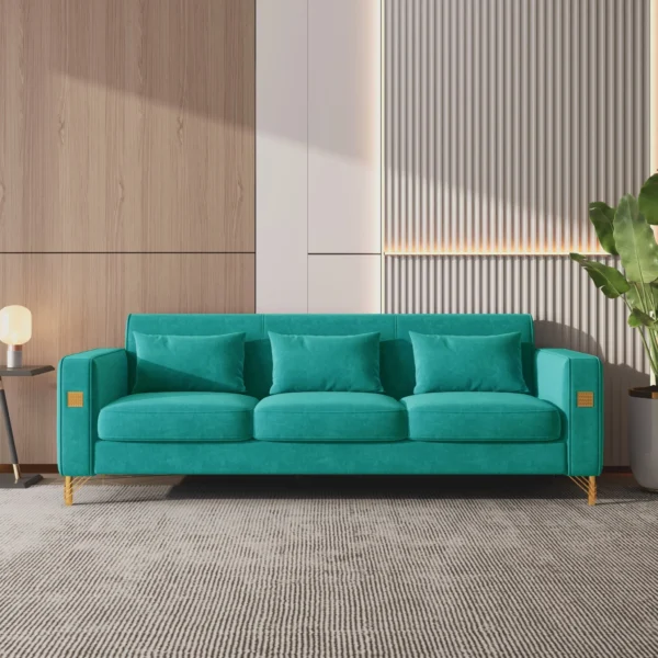 S0843 Green Sofa - Image 2