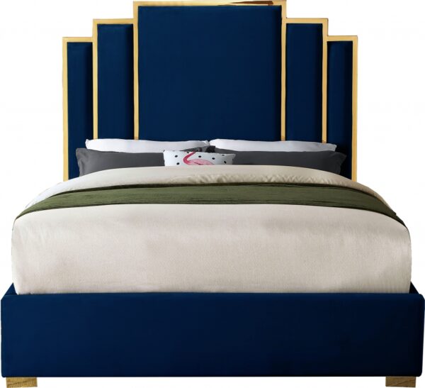 Hugo Blue Queen Size Bed - Image 2