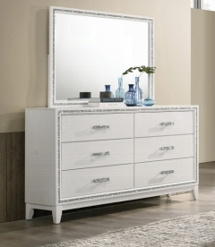 Haiden White Dresser & Mirror