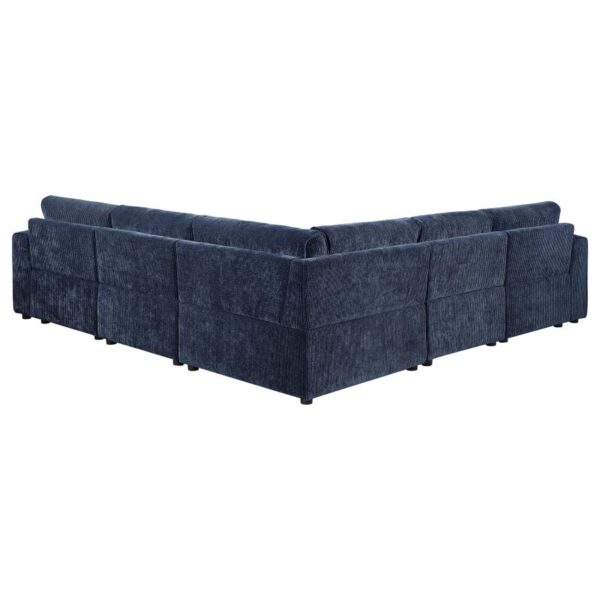 Atlantic 5 Piece Blue Sectional - Image 2