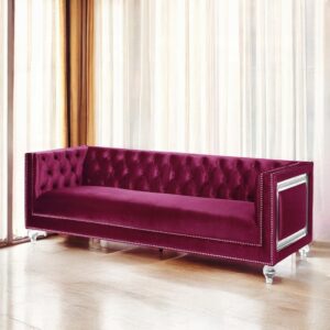 Heibero Purple Sofa