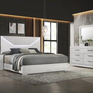 Ives White Bedroom Collection