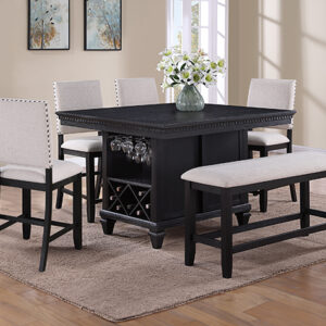 Regent 6 Pc Counter Height Dinette Set
