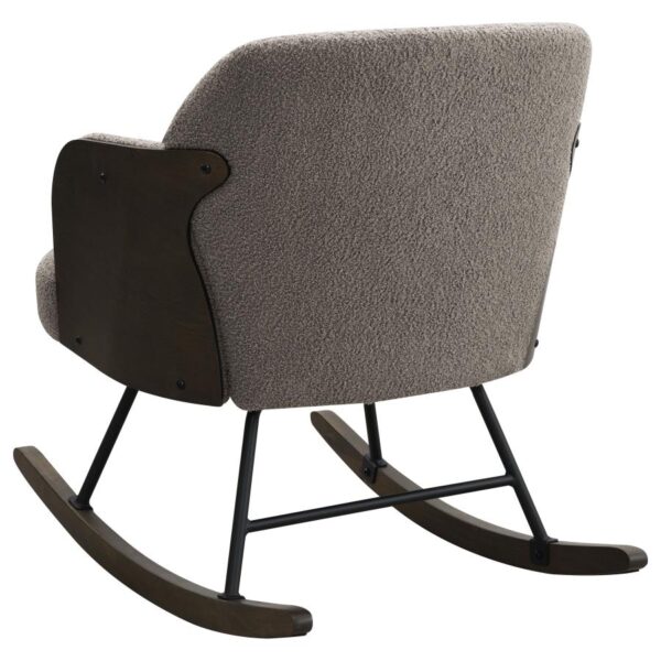 Paige Taupe Boucle Rocking Chair - Image 2