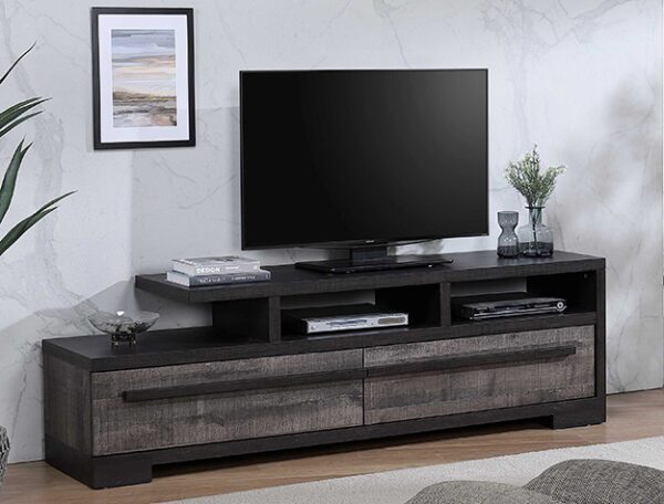 Remington Black/ Gray TV Stand