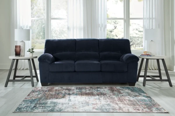 SimpleJoy Navy Blue Sofa