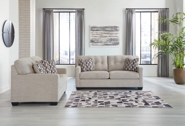 Mahoney Grey Living Room Collection