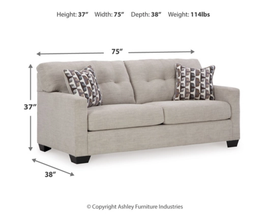 Mahoney Grey Sofa - Image 2