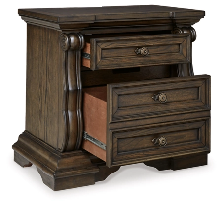 Maylee Three Drawer Night Stand - Image 2