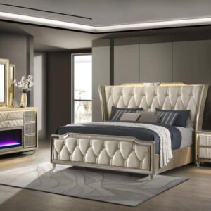 Lorient Ivory & Camel Bedroom Collection