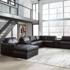 ModMax II 8-Piece Sectional with Left Facing Chaise and Audio Consoles