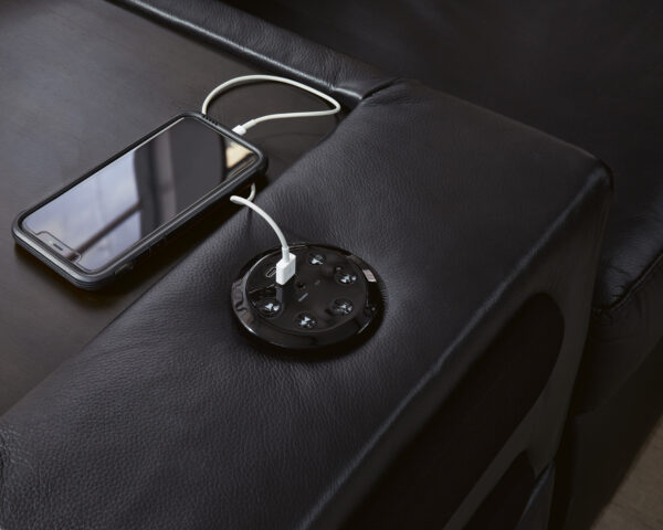 ModMax II 8-Piece Sectional with Right Facing Chaise and Audio Consoles - Image 3