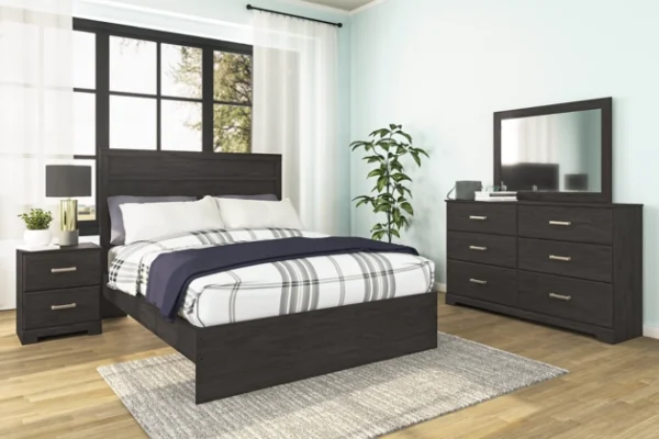 Belachime Charcoal Bed Room Collection